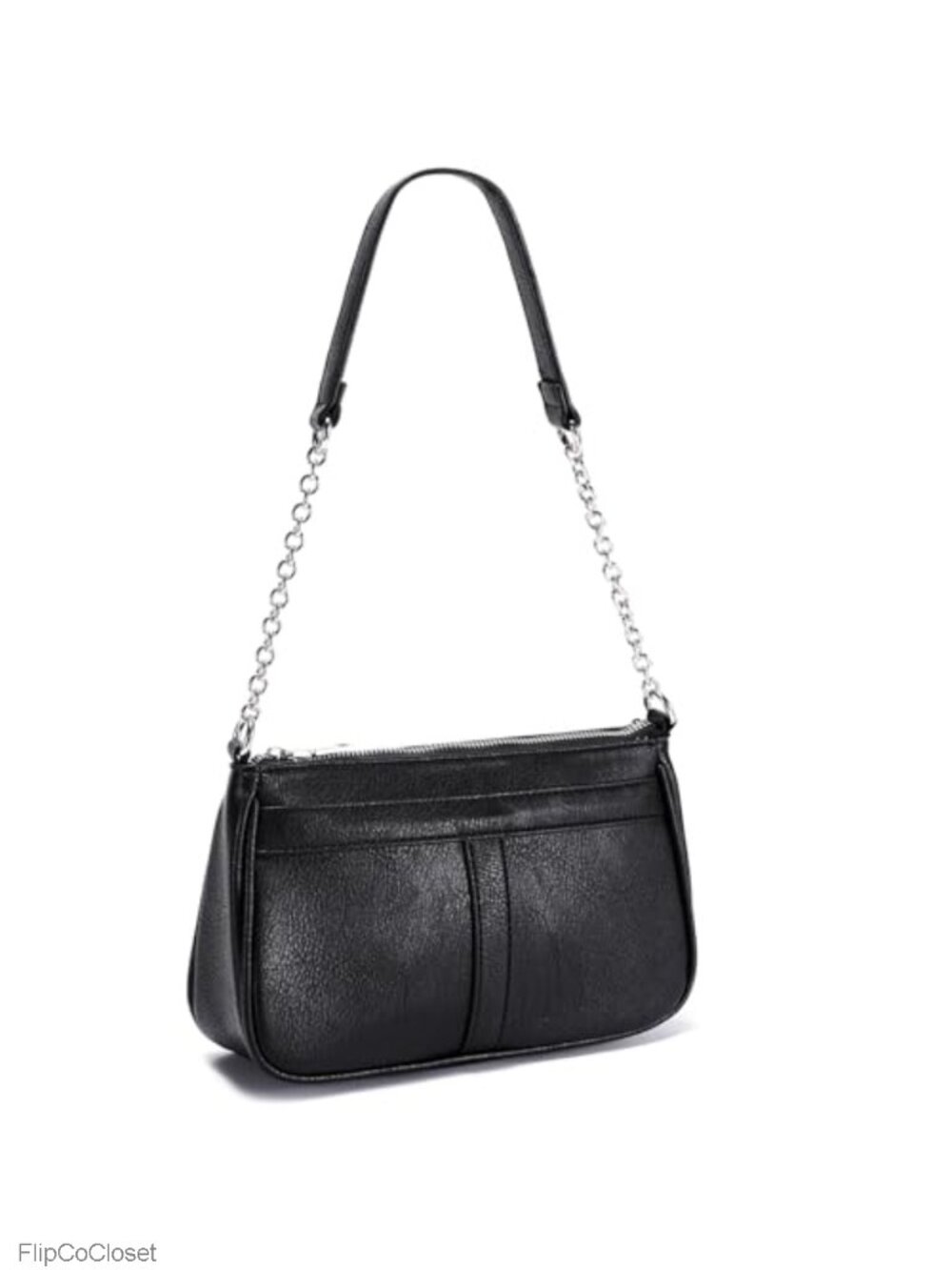 Vegan Leather Y2K Mini Shoulder Bag Baguette Purse Women
